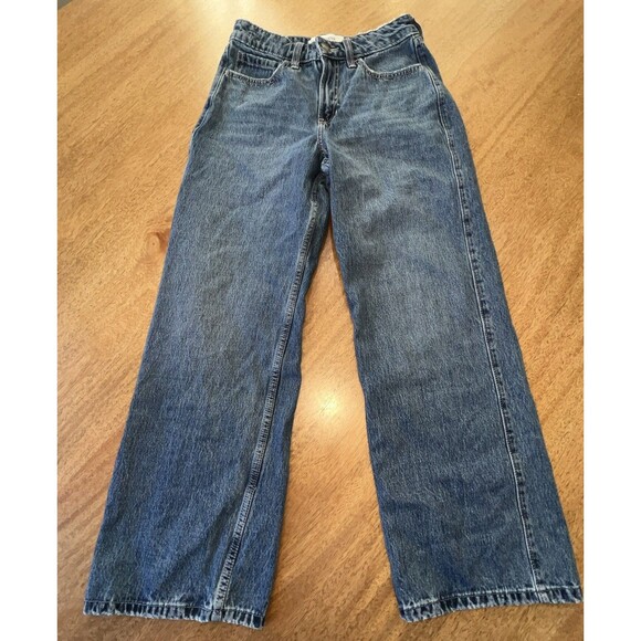 NWOT Hollister Juniors Ultra High Rise Baggy Jeans - Size 2S / W26 / L27 - Picture 2 of 6